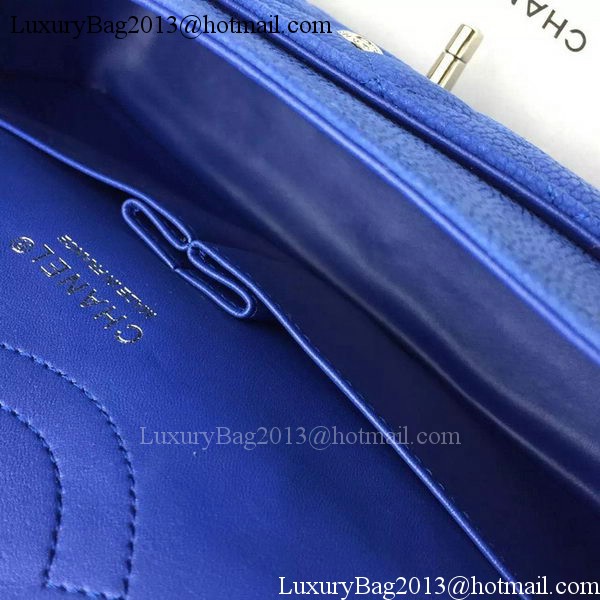 Chanel 2.55 Series Flap Bag Nubuck Cannage Pattern A1112 Blue