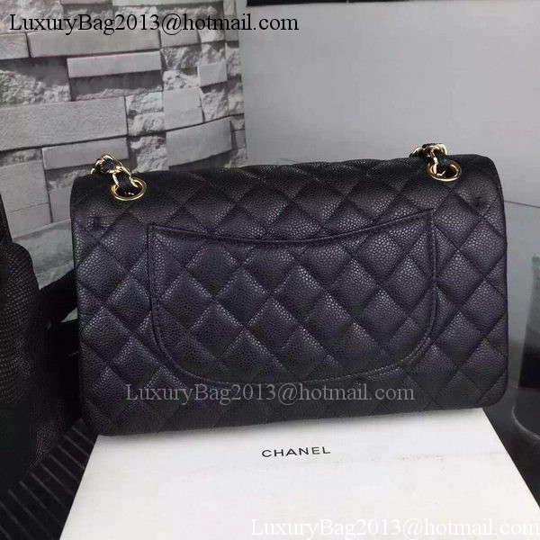 Chanel 2.55 Series Flap Bag Cannage Pattern Leather CF8024 Black
