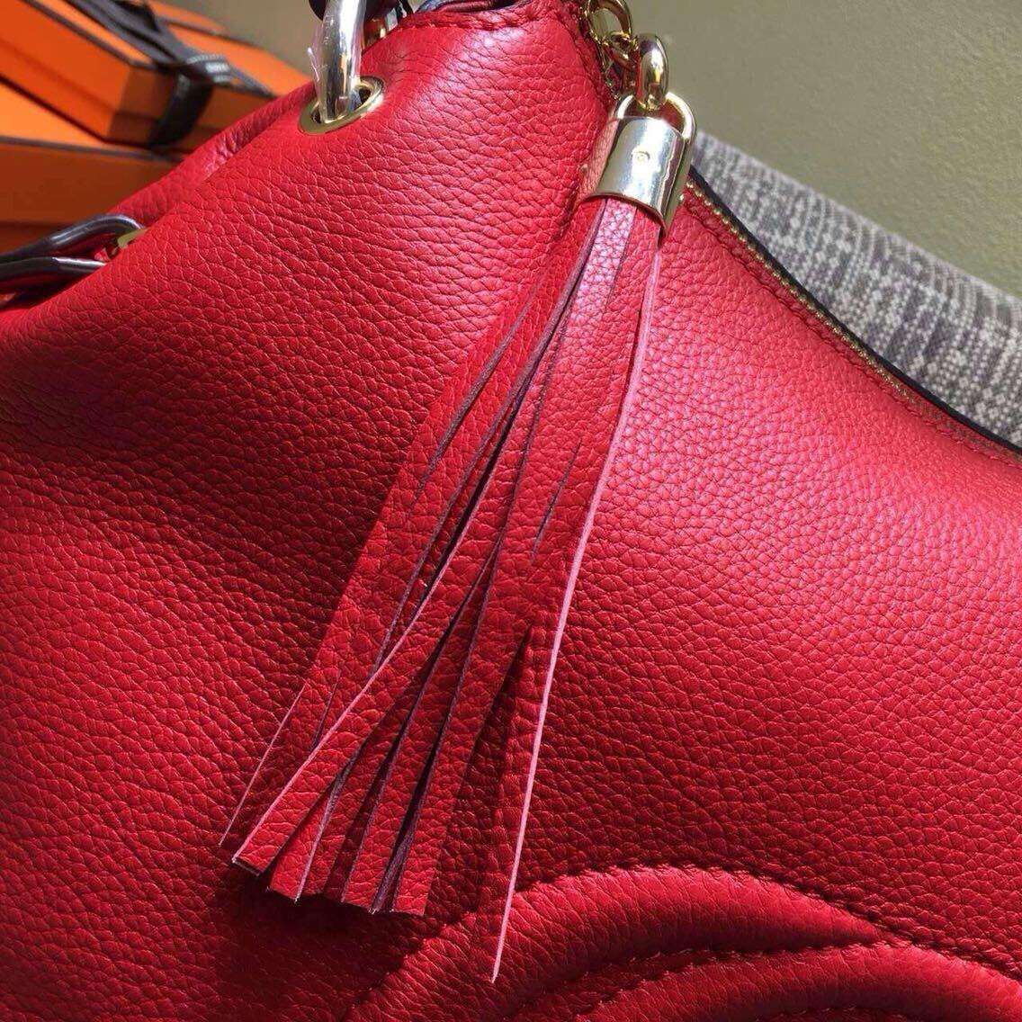 Gucci Soho Original Leather 408825 Red