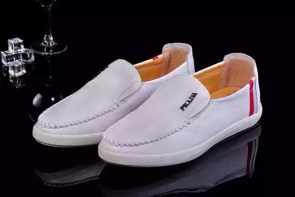 Prada Casual Shoes Leather PD489 White
