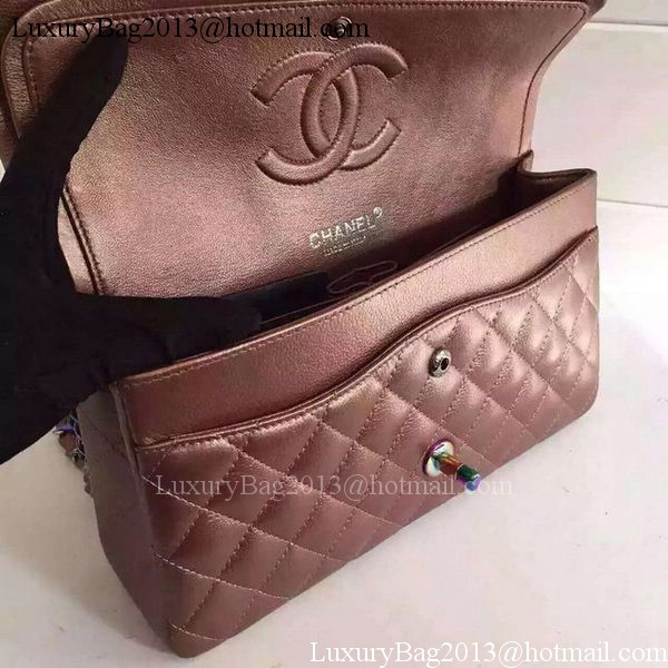Chanel 2.55 Series Flap Bag Original Deer Leather A1112 Bronze