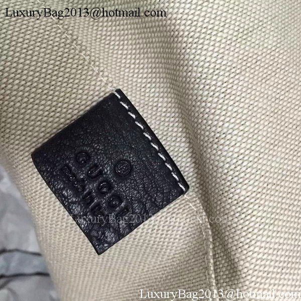 GUCCI Soho Leather Chain Backpack 431570 Black