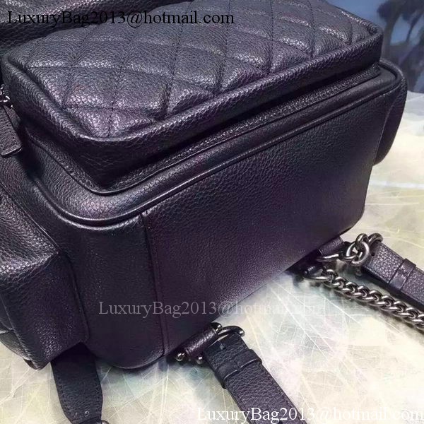 Chanel Backpack Original Calfskin Leather A33598 Black