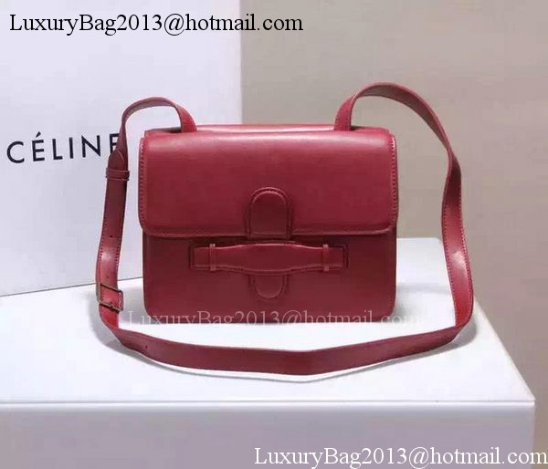 CELINE Symmetrical Bag in Original Leather C774423 Burgundy