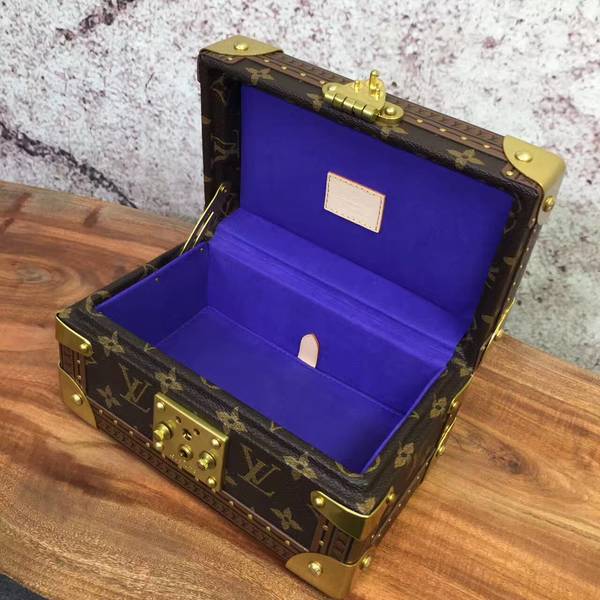 Louis Vuitton Mini Monogram Canvas Treasure Box 40665 Dark Blue