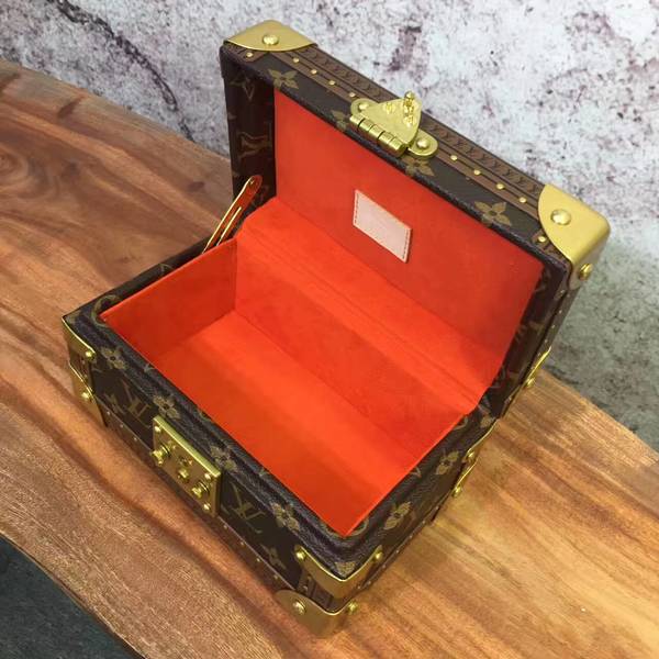 Louis Vuitton Mini Monogram Canvas Treasure Box 40665 Light Red