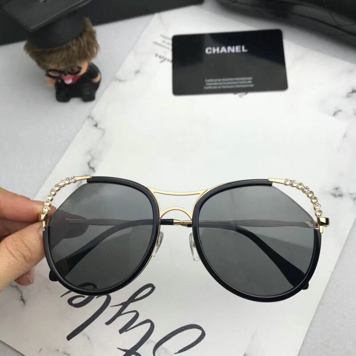 Chanel Newest Fashion Sunglasses Top Quality CC0185