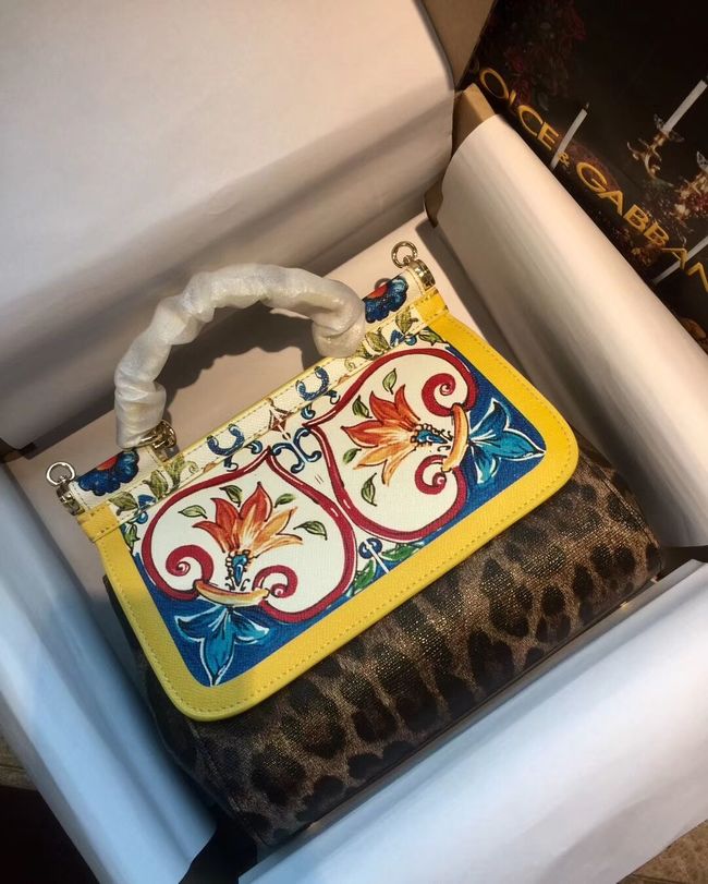 Dolce & Gabbana SICILY Bag Calfskin Leather 4136-6