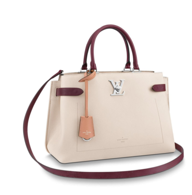 Louis Vuitton original LOCKME DAY M53730 Rose Soie Quartz Calla