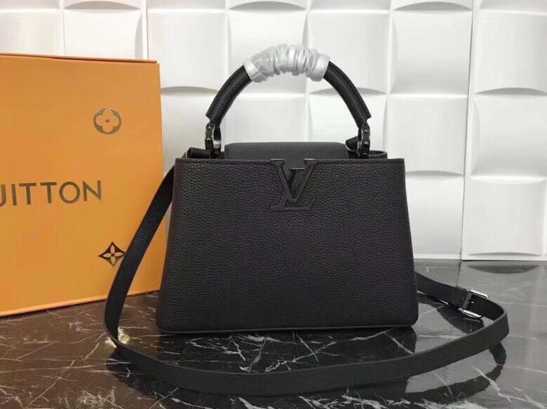 Louis Vuitton original Elegant Capucines BB Bags M94517 Black