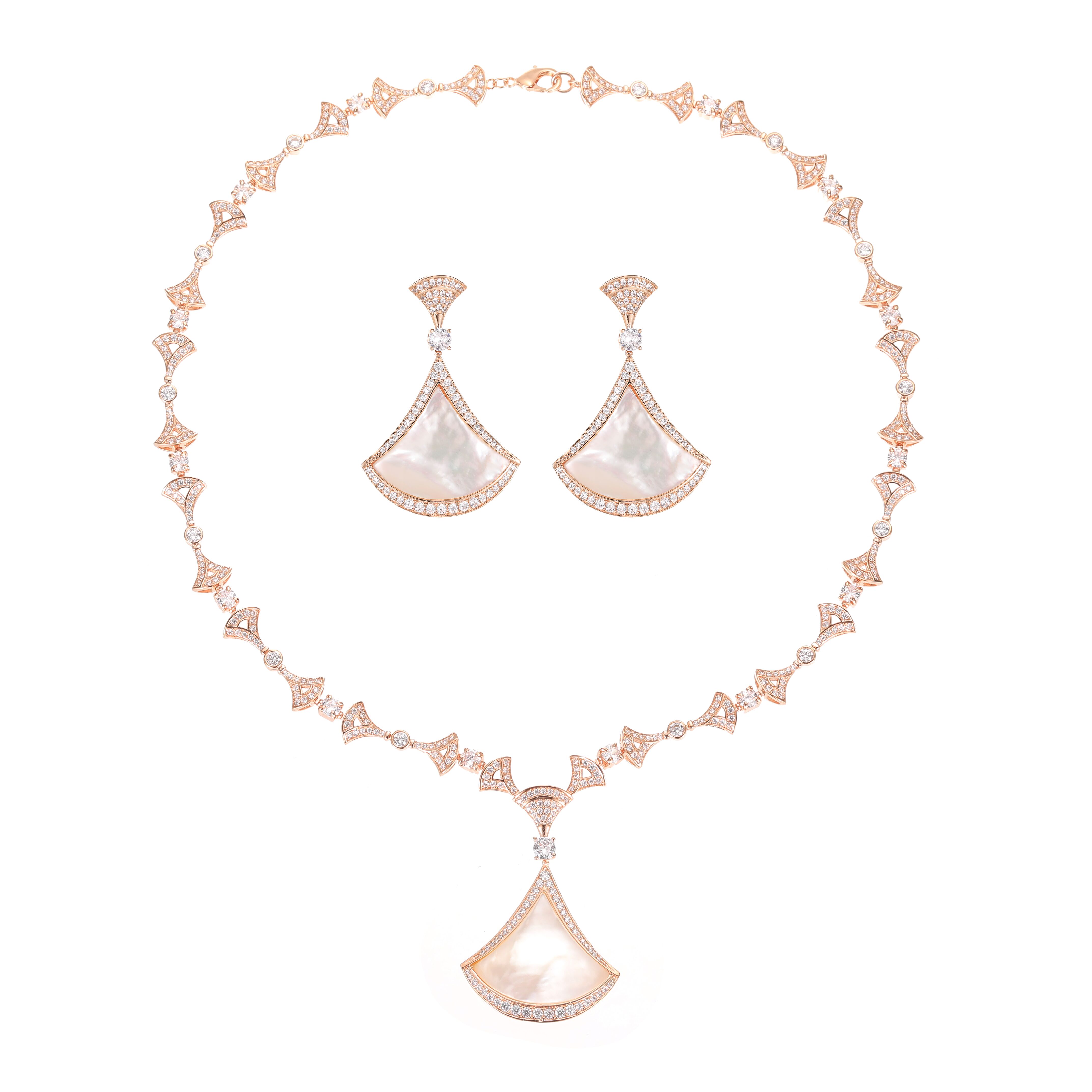 BVLGARI Necklace & Earrings One Set BNE11250