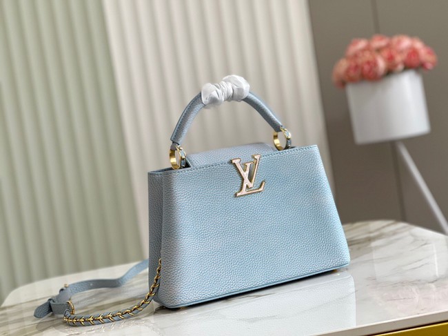 Louis Vuitton CAPUCINES BB M48865 light blue