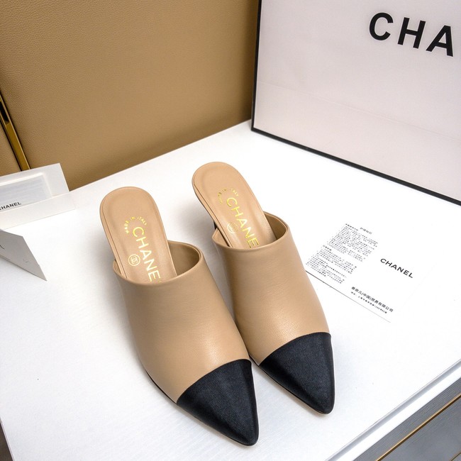 Chanel slipper heel height 5CM 41924-1