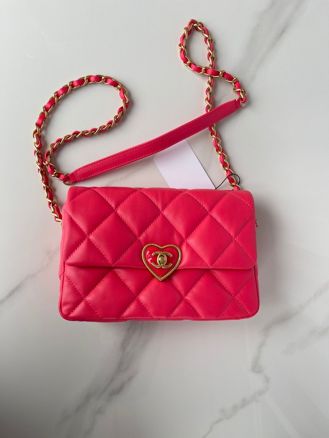 Chanel MINI FLAP BAG AS3986 red