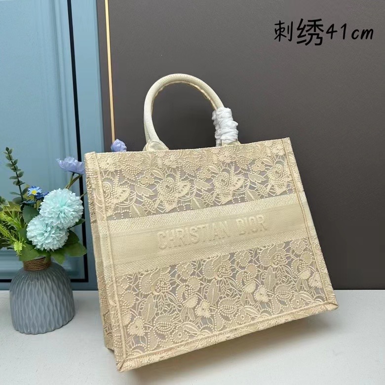 LARGE DIOR BOOK TOTE Effect M1286ZSEL Natural