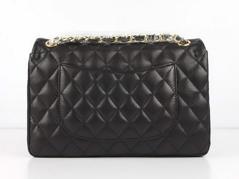 Chanel 2.55 Series Original Leather Flap Bag A01112 Black Golden