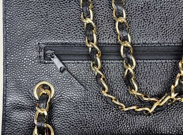 Chanel 2.55 Quilted Flap Bag 1112 Black with Gold Hardware