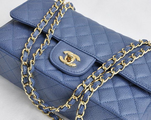 Chanel 2.55 Quilted Flap Bag 1112 Light Blue with Gold Hardware