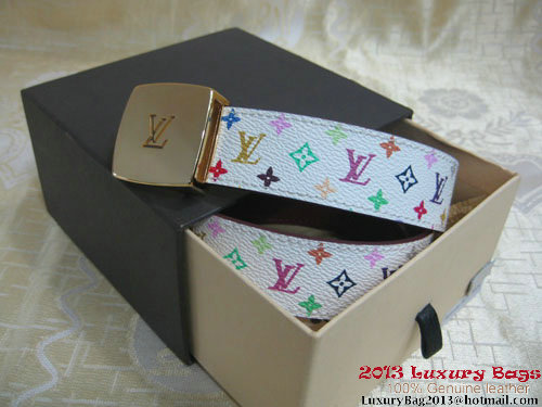 Louis Vuitton Monogram Multicolore Reversible Belt M6890K