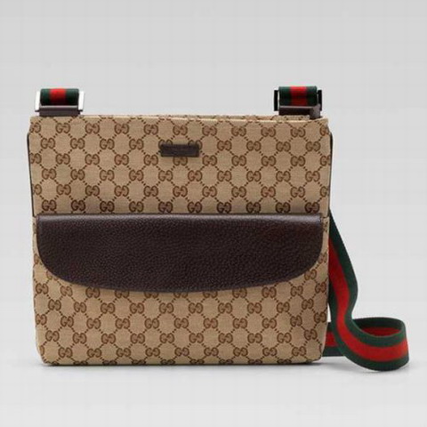 Gucci Medium Messenger Bag 256100 in Beige / Marrone