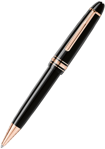 Penna a sfera d'oro Montblanc Meisterstück Le Grand R161 Red