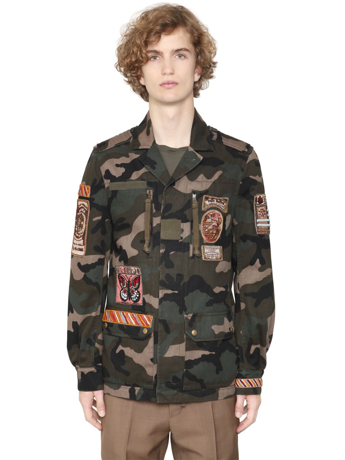 Valentino giacca in drill di cotone camouflage camouflage uomo abbigliamento,valentino sneakers vendita saldi,valentino sandalias,creativo