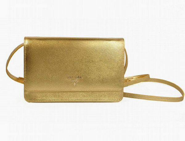 2013 Prada Porta documenti 1M1332 in Golden Saffiano Leather
